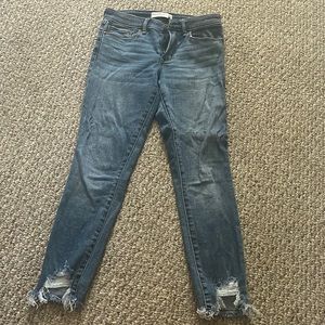 Abercrombie- the super skinny ankle jeans!
